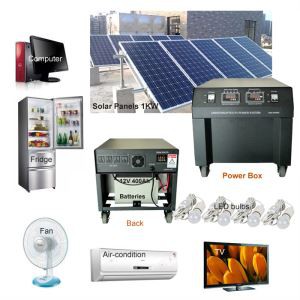 1500W Uninterrupted Solar Power Generator